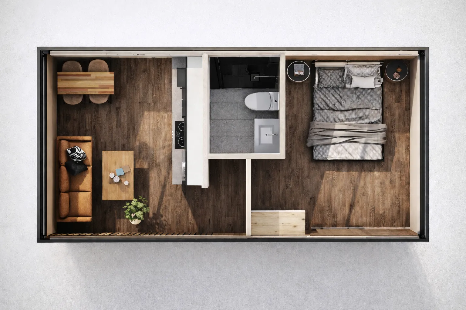 Render 3D del Modelo Playa